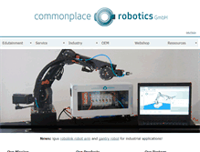 Tablet Screenshot of cpr-robots.com